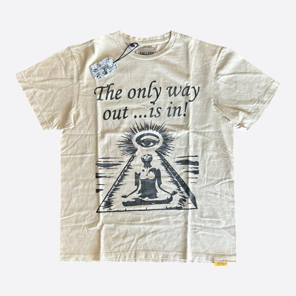 Gallery Dept Antique White ATK One Way Archival White Graphic T-Shirt